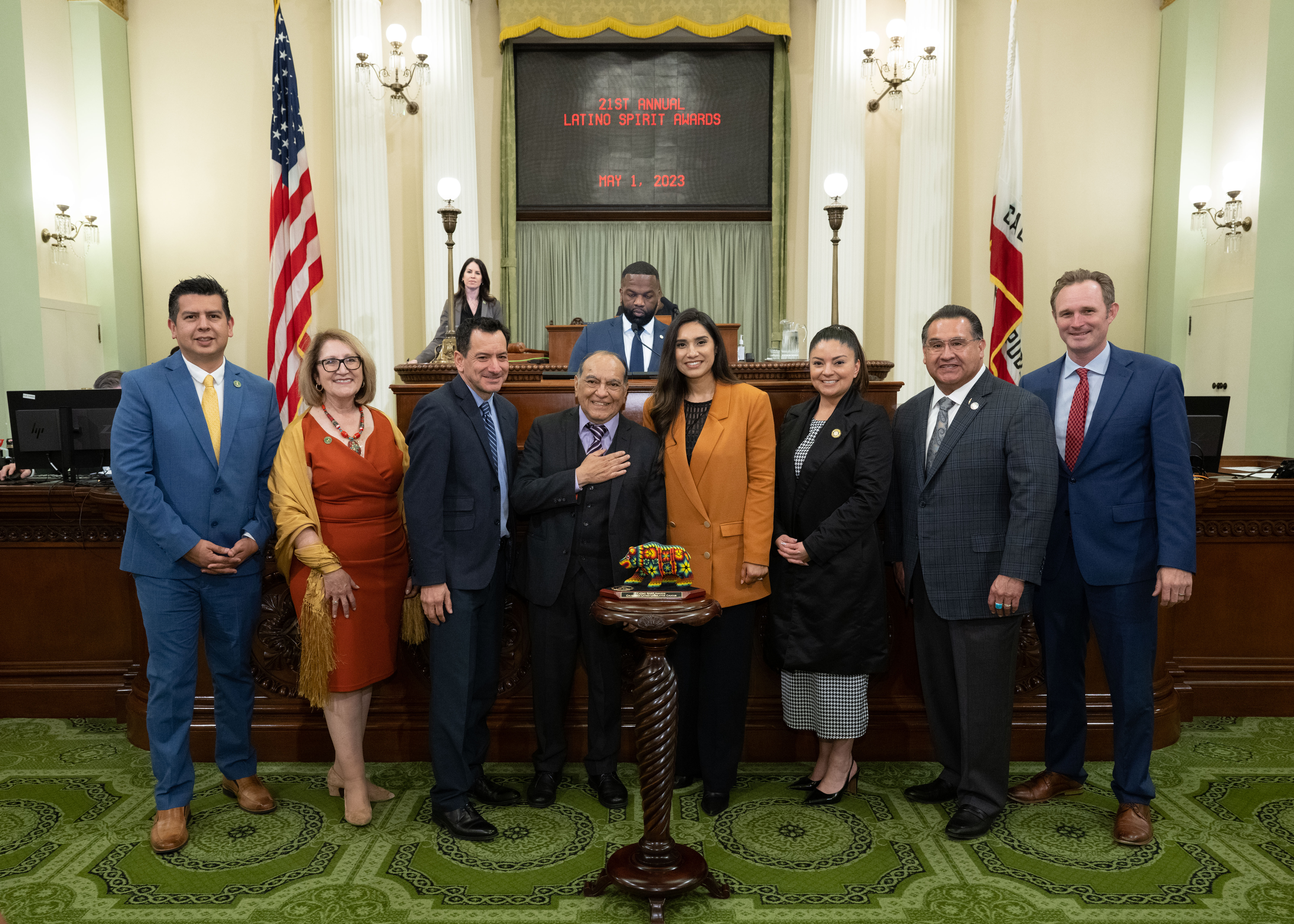 Assemblymember Alvarez with Don Miguel Ruiz