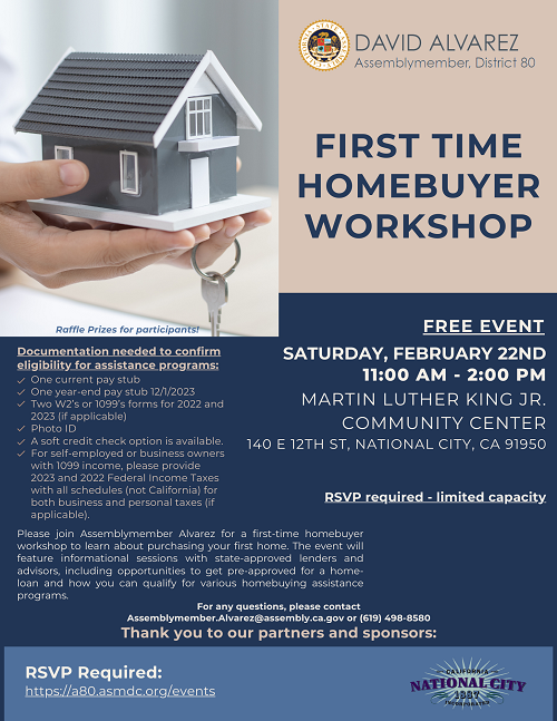 first time homebuyer workshop ad80 alvarez